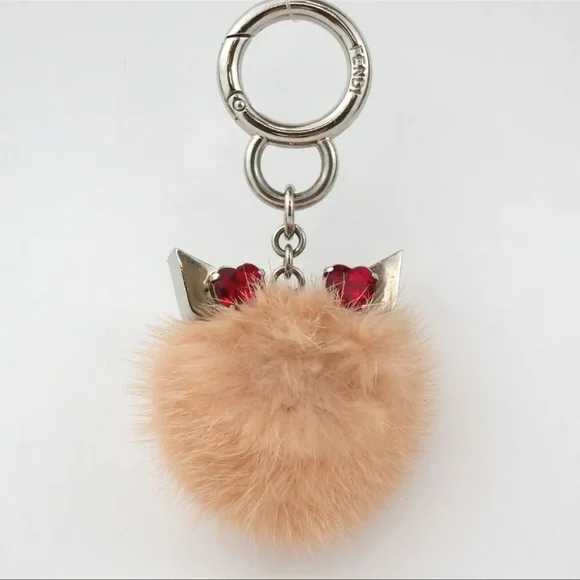 Fendi Accessories Authentic Fendi Monster Key Ring Furmetal